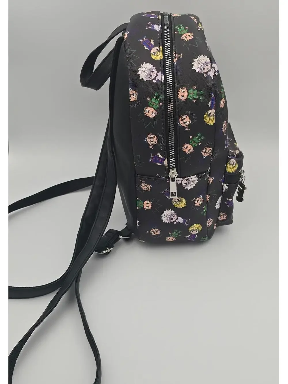 Hunter X Hunter Mini Backpack Black Chibi Anime Characters Gon Killua Kurapika